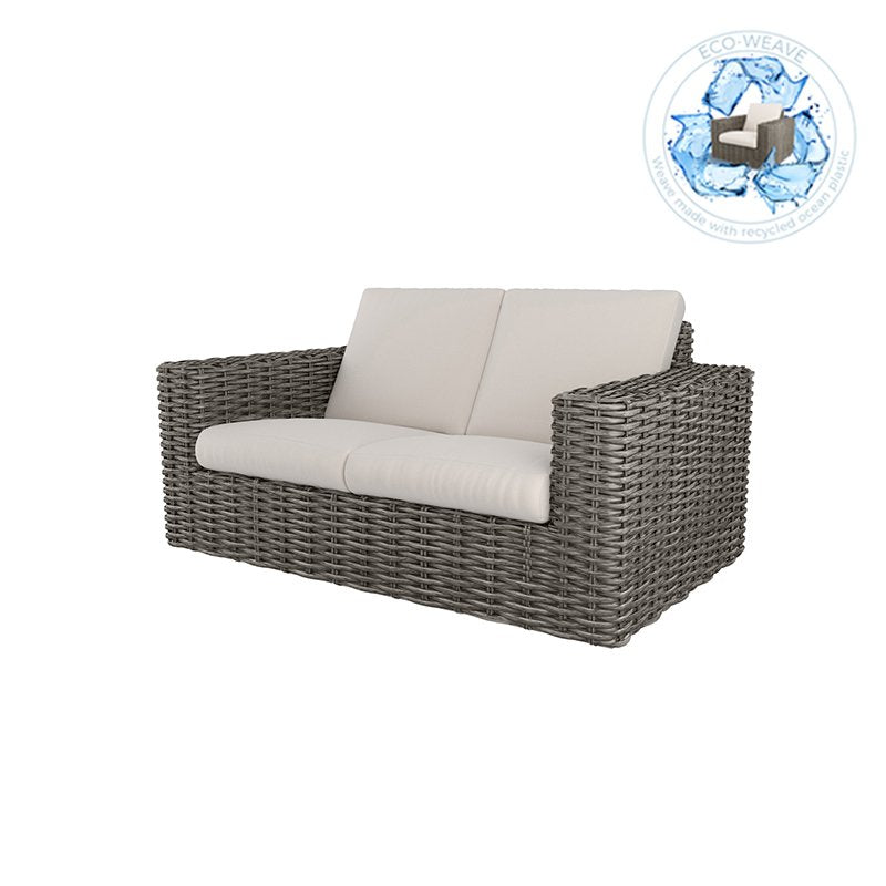 Mia Loveseat - Fog/Static Snow