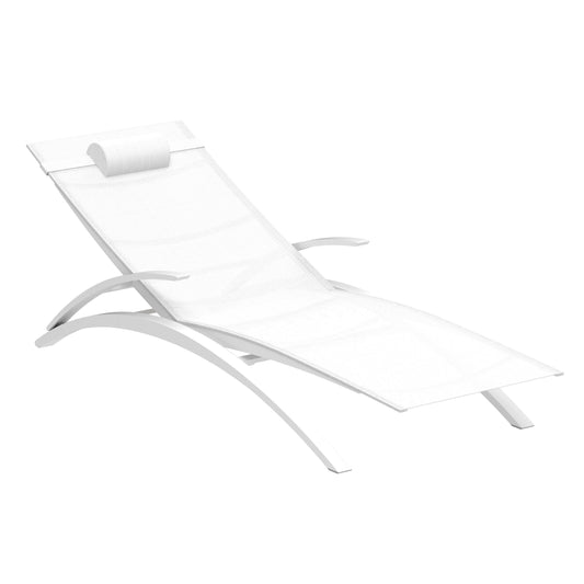 O-Zon White Lounger