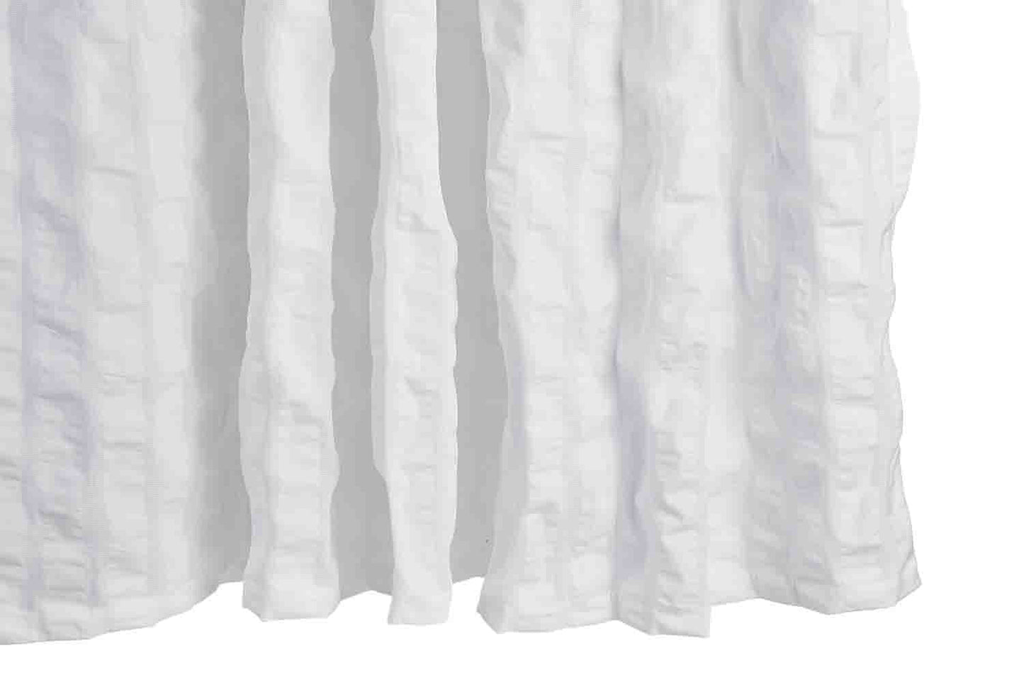 Panama White Shower Curtain