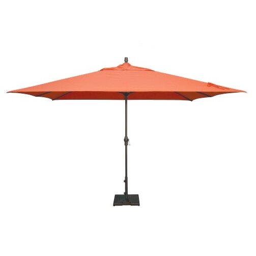 8'x11' Rectangular Crank-Lift Aluminum Umbrella