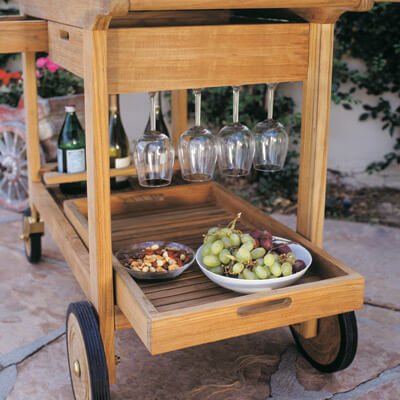 Serving Cart w/ Wheels