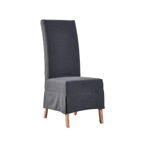 Linen Slipcovered Parsons Chair