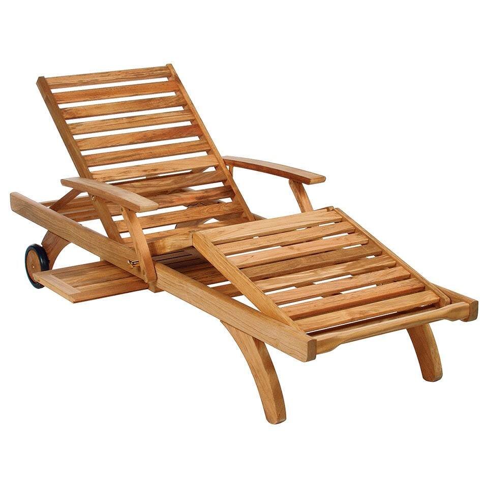 Capri Teak Loungers