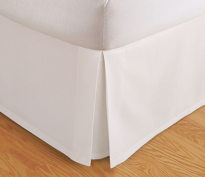 Diamond Pique Bed Skirt