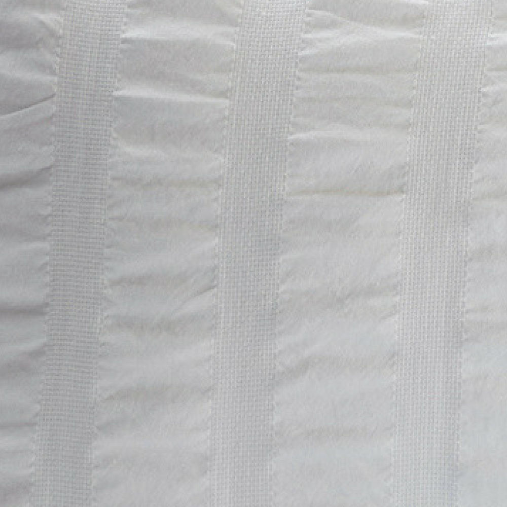 Panama White Shower Curtain